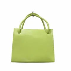 ザラ ZARA 美品 2WAY ショルダーバッグ ハンドバッグ 緑 グリーン