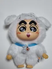 クレヨンしんちゃん ラブブ シロ キーホルダー ぬいぐるみ