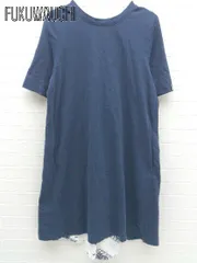 ◇ MILKFED. ミルクフェド 半袖 膝丈 ワンピース サイズS ネイビー レディース 【中古】 【1002798769168】のサムネイル