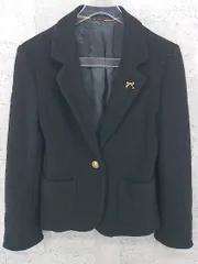 ◇ green label relaxing グリーンレーベル UNITED ARROWS シングル 1B 長袖 ジャケット 36 ブラック *  【1002798797581】