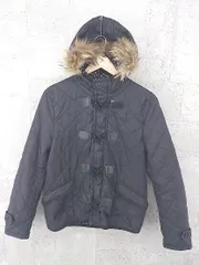 ■ CCM COMME CA ISM コムサイズム トグル 中綿 ジップアップ 長袖 ジャケット コート L ブラック *  【1002798846869】