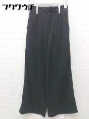◇ items urban research アーバンリサーチ ライン パンツ Oneサイズ ブラック ホワイト レディース 【中古】 【1002798928350】