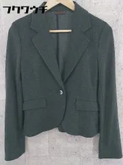 ◇ PROFILE プロフィール 1B 長袖 テーラード ジャケット 38サイズ グレー レディース 【中古】 【1002798908345】のサムネイル