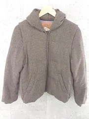 ■ on the couch オンザカウチ 2way ジップアップ 長袖 ダウン ジャケット L ブラウン レディース 【中古】 【1002799048330】のサムネイル