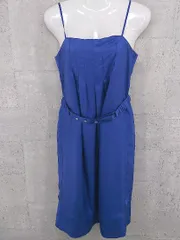 ◇ rebecca taylor レベッカテイラー 膝下丈 キャミソール ワンピース 2 ブルー * 1002799165235 【中古】 【1002799165235】