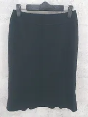 ◇ BALLSEY ボールジー TOMORROWLAND 膝丈 膝下丈 スカート 36 ブラック * 1002799215695 【中古】 【1002799215695】