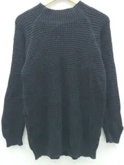 ◇ RNA アールエヌエー コットン ニット 長袖 ハイネックセーター M ブラック *  【1002799206211】