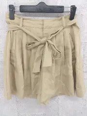 ◇ spick and span スピックアンドスパン ベルト付き ショート パンツ 34 ブラウン系 *  【1002799309004】