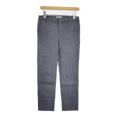 GALERIE VIE コットンリネンストレッチパンツ 定価20900円 パンツ ネイビー レディース ギャルリーヴィー【中古】5-1221M∞