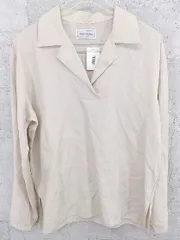 ◇ SHIPS シップス 長袖 シャツ ベージュ * 1002799285438 【中古】 【1002799285438】