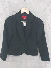 ◇ Apuweiser-riche アプワイザー リッシェ 長袖 テーラード ジャケット 1 ブラック * 1002799338189 【中古】 【1002799338189】