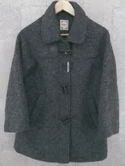 ◇ BEAMS HEART ビームス ハート トグル 長袖 ダッフル コート ブラック レディース 【中古】 【1002799347228】