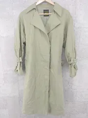 ◇ alicia PAGEBOY アリシア ページボーイ ベルト付き 長袖 トレンチ コート M カーキ レディース 【中古】 【1002799372152】のサムネイル