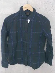 ◇ URBAN RESEARCH DOORS アーバンリサーチ ドアーズ 長袖 チェック シャツ ONE ネイビー ブラック系 * 1002799384537 【中古】 【1002799384537】