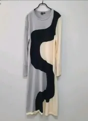 ユニクロ X マリメッコ ニット ロング丈ワンピース Lサイズ