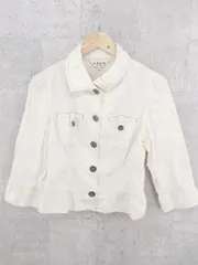 ◇ EVEX by KRIZIA エヴェックス バイ クリツィア  長袖 ジャケット 40 アイボリー レディース  【中古】 【1002799437752】