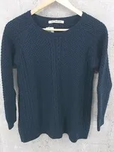 ◇ green label relaxing グリーンレーベルリラクシング 　UNITED ARROWS 長袖 セーター ネイビー *  【1002799499491】