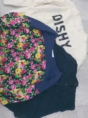 ◇ THE SHOP TK MIXPICE まとめ売り3点セット サイズFのみ 長袖 ニット セーター カットソー 半袖 カーディガン   レディース  【中古】 【1002799580038】