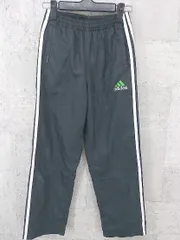 ◇ adidas アディダス キッズ 子供服 パンツ 140 ブラック ホワイト * #  【1002799588386】