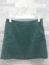 ◇ BEAUTY&YOUTH UNITED ARROWS ビューティアンドユース ミニ 台形 スカート S グリーン *  【1002799605526】