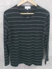 ◇ Abahouse アバハウス 長袖 カットソー 46 ブラック ホワイト # 【1002799749978】