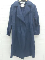 ◇ lot lamb ロットラム×urban reseach ウエストリボン 長袖 ロングジャケット 1 ネイビー *  【1002799765923】