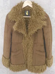 ■ MOUSSY マウジー 長袖 コート 1 ブラウン *  【1002799780964】