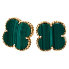 クローバー スタッドピアス K18YG イエローゴールド レディース【1-0241970】