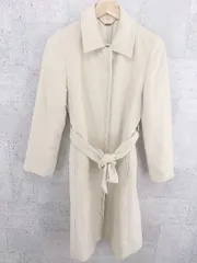 ■ ef-de エフデ アンゴラ混 長袖 ステンカラー コート 9 ベージュ *  【1002799788229】