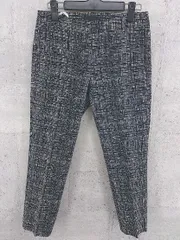 ◇ iCB アイシービー ツイード 七分丈 サブリナ 7 ブラック　ホワイト *  【1002799882934】