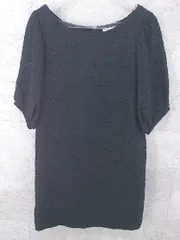 ◇ Doux archives ドゥ アルシーヴ 長袖 膝丈 ワンピース M ブラック *  【1002799864886】のサムネイル