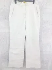 ◇ DONNA KARAN ダナ キャラン ストレート パンツ 7 ライトグレージュ *  【1002799941082】