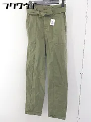 ◇ Stradivarius ストラディバリウス ロールアップ パンツ サイズS カーキ レディース 【中古】 【1102150009434】
