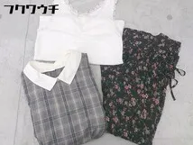 ◇ 《 MAJESTIC LEGON まとめ売り3点セット サイズMのみ ワンピース スカート カットソー レディース 》  【1103050012296】