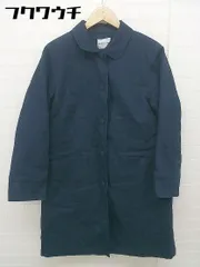 ■ ◎ nimes et nimes ニーム エ ニーム ライナー付き 長袖 コート サイズ2 ネイビー系 レディース  【1104260003937】