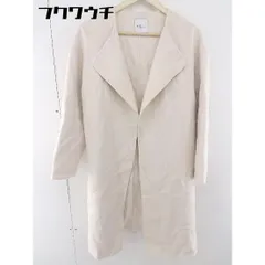 ■ ◎ Aperi nano universe アペリ ウエストベルト付き ラップ コート サイズF ライトベージュ系 レディース  【中古】 【1105280004515】