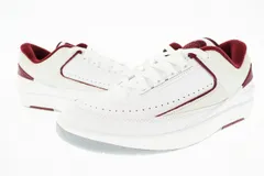 ナイキ NIKE AIR JORDAN 2 RETRO LOW Cherrywood エアジョーダン2 ロー チェリーウッド DV9956-103 27 ホワイト ブランド古着ベクトル 中古▲■250915