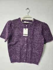 フォーマル 半袖 PURPLE パープル ファー 商品 新品