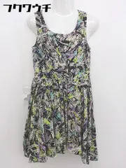 ◇ dear guest project by green label relaxing UNITED ARROWS ノースリーブ ミニ ワンピース ブラック系 レディース  【中古】 【1106020005045】