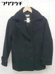 ■ Vert Dense ウール系 長袖 ピーコート サイズ M ブラック レディース  【1106020005007】