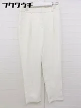 ◇ PLST プラステ スラックス パンツ サイズS オフホワイト レディース 【1106070009949】
