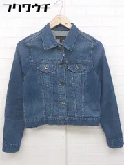 ◇ UNIQLO ユニクロ 長袖 Gジャン デニム ジャケット サイズ M インディゴ レディース  【1106080003265】