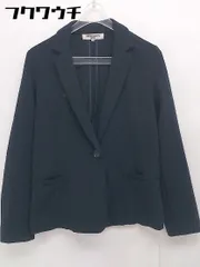 ◇ NATURAL BEAUTY BASIC ナチュラルビューティーベーシック 1B 長袖 テーラード ジャケット サイズ M ネイビー レディース  【1106090010345】