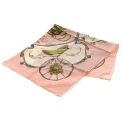 HERMES (エルメス) SPRINGS カレ90 スプリングス スカーフ ピンク