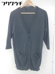 ◇ JOURNAL STANDARD ジャーナルスタンダード 七分袖 ニット カーディガン チャコールグレー レディース  【中古】 【1106110012496】