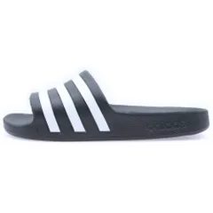 adidas (アディダス) Adilette Aqua Slides アディレッタアクアスライドサンダル ブラック/ホワイト F35543 US8/26.5cm