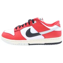 NIKE (ナイキ) DUNK LOW RETRO CHICAGO SPLIT ダンク シカゴスプリット ローカットスニーカー ホワイト/レッド US10.5/28.5cm DZ2536-600