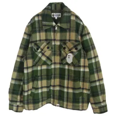 o*e様 A BATHIG APE CPOジャケット 中古・古着通販】A BATHING APE (アベイシングエイプ) BAPE CHECK CPO