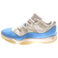 NIKE (ナイキ) AIR JORDAN 11 RETRO LOW UNIVERSITY BLUE エアジョーダン11 レトロ ユニバーシティブルー ローカットスニーカー ブルー/ホワイト US10/28cm 528895-106
