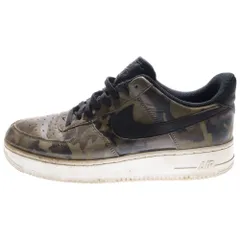 NIKE (ナイキ) AIR FORCE 1 LOW CAMO OLIVE エアフォース1 カモオリーブ ローカットスニーカー カーキ/ブラック US10/28cm 823511-201